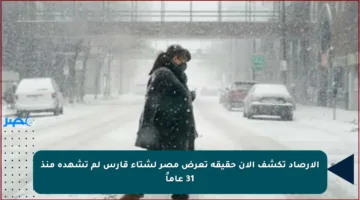 الأرصاد تكشف الآن حقيقة تعرض مصر لشتاء قارس لم تشهده منذ 31 عاماً